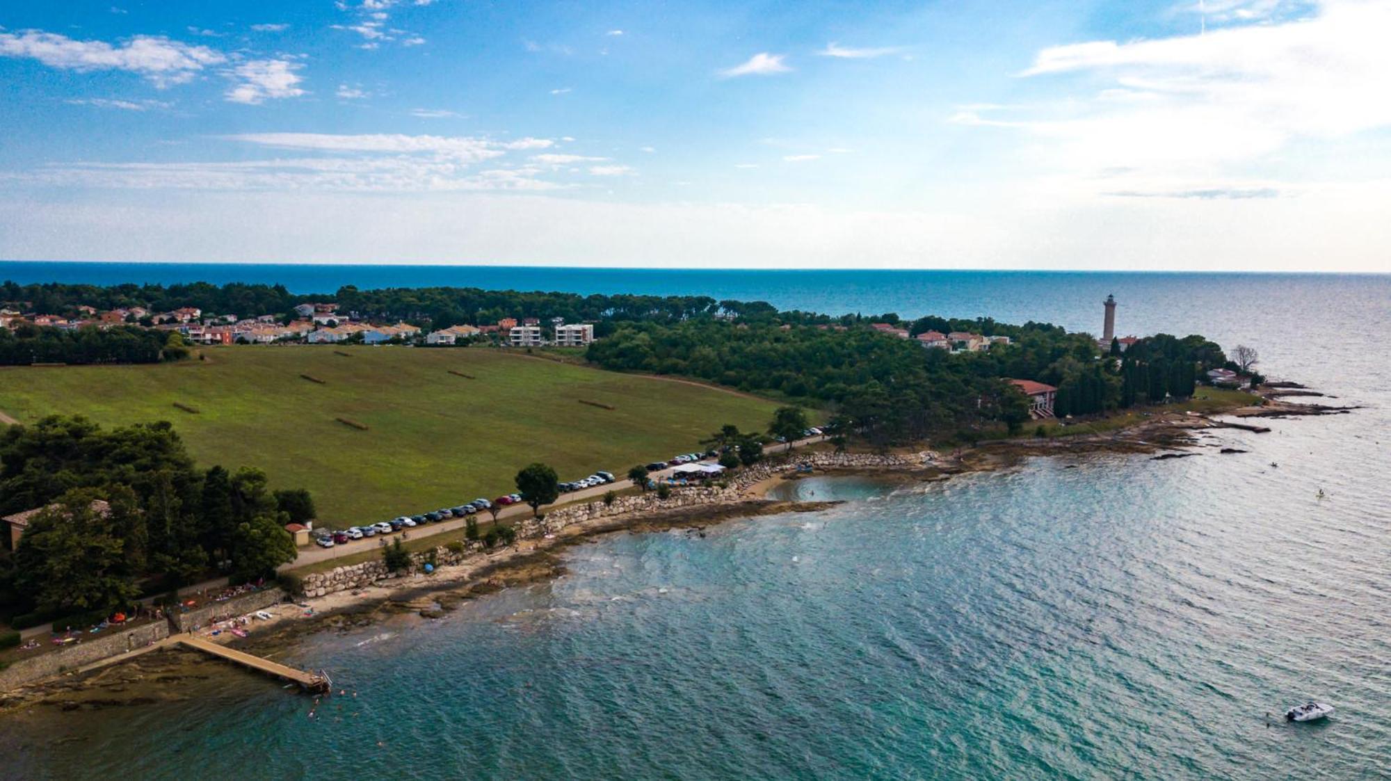 Baden Resort Basanija, Umag-With Sea View, Parking And 300M From The Beach Exterior photo